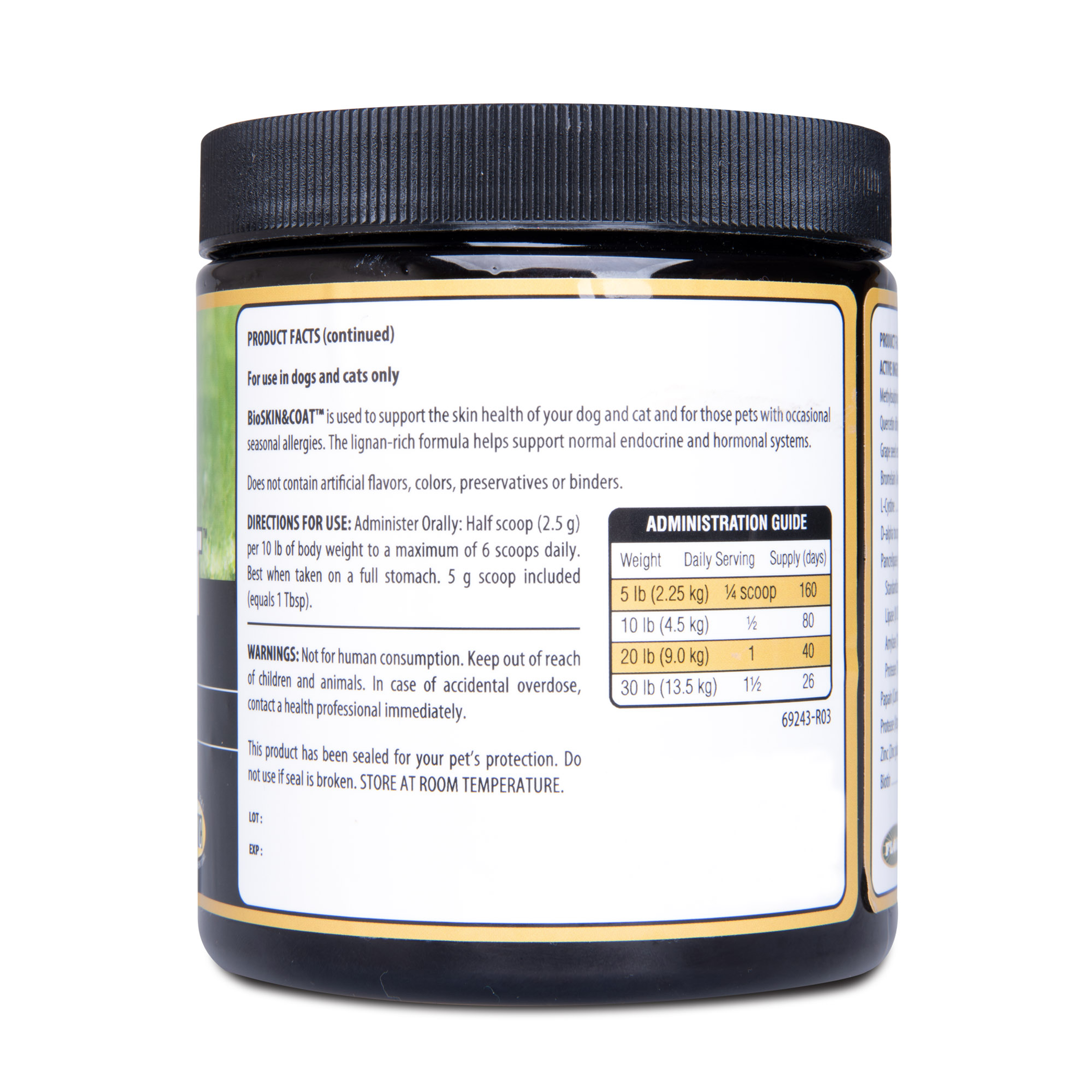 BioSKIN&COAT Natural Antihistamine Formula 7oz-3