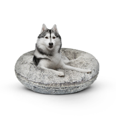 Bagel Bed LG - Frosted Snow-3