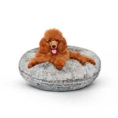 Bagel Bed MD - Frosted Snow-3