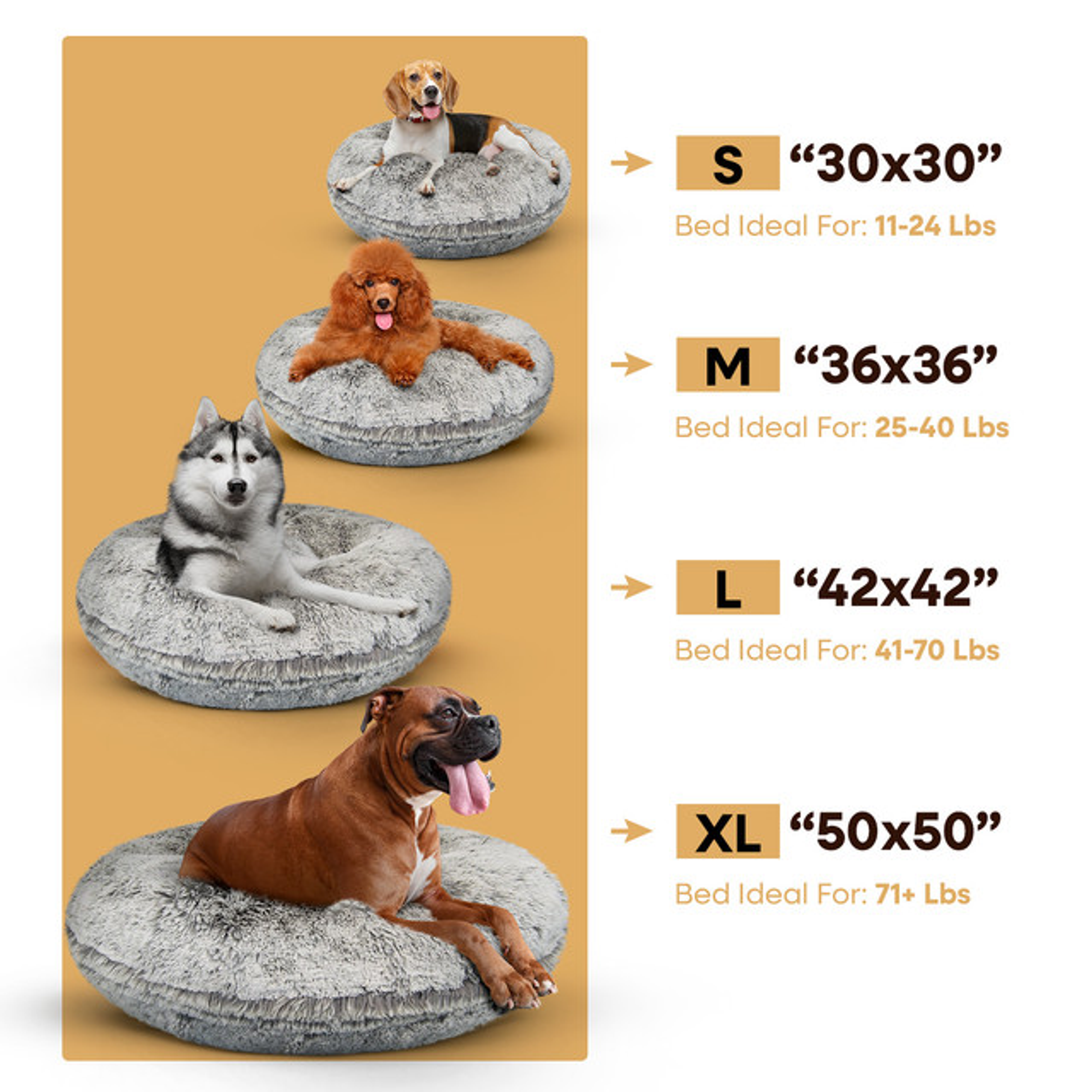Bagel Bed SM - Frosted Snow-5
