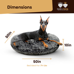 Bagel Bed XL - Midnight Frost-3