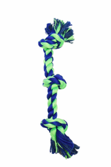 Amazing Pet Products 3 Knot Bone 10" Blue / Green