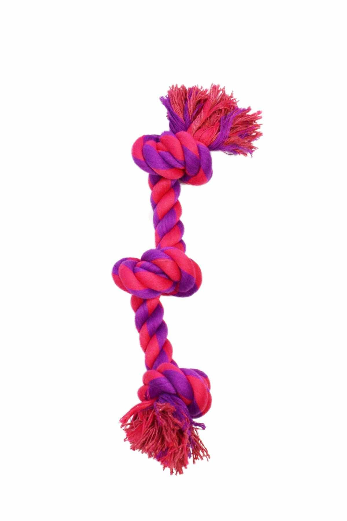 Amazing Pet Products 3 Knot Bone 10" Purple / Magenta