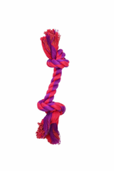 Amazing Pet Products 2 Knot Bone 8" Purple / Magenta