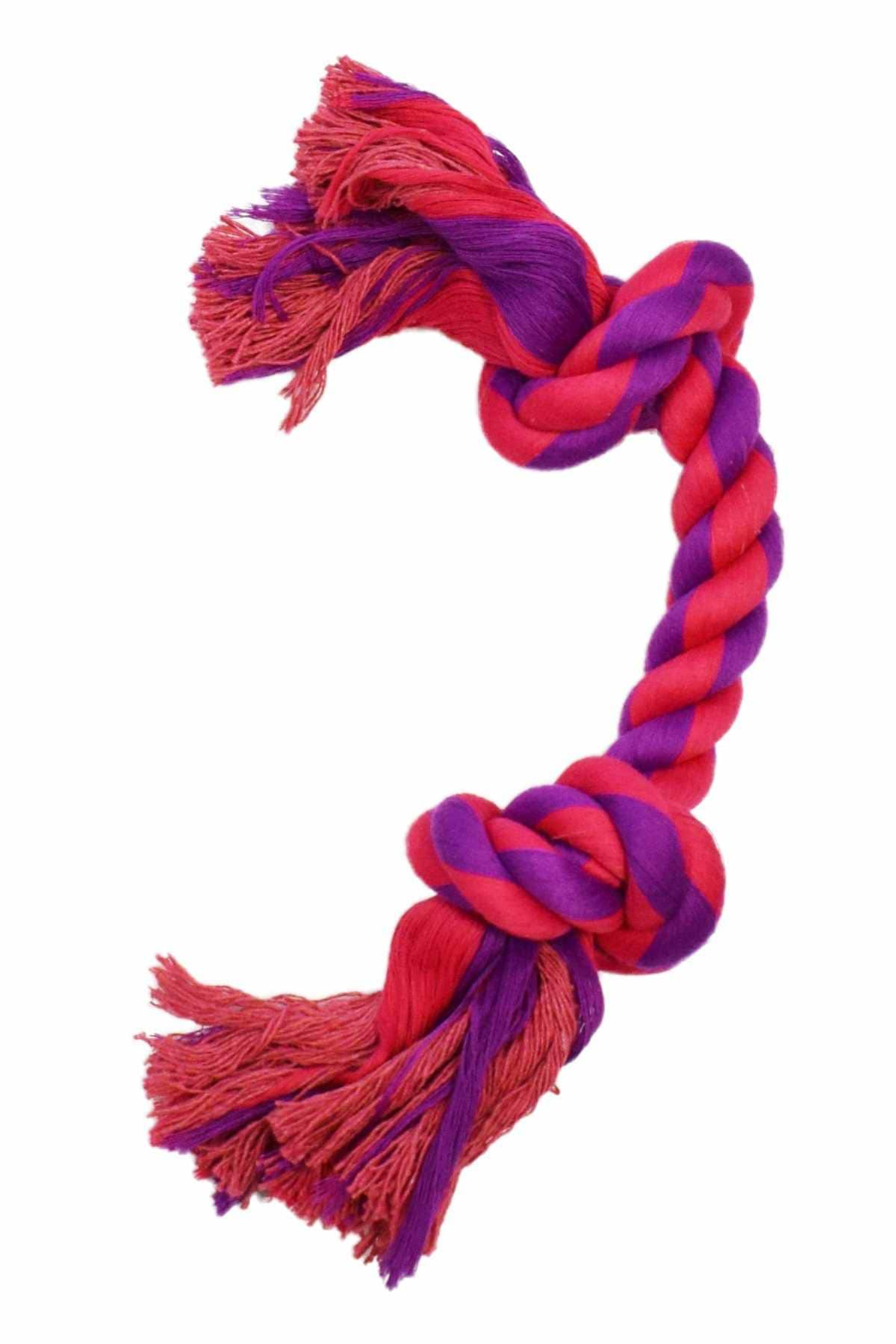 Amazing Pet Products 2 Knot Bone 14" Purple / Magenta