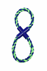 Amazing Pet Products Figure 8 Tug 10.5" Blue / Green