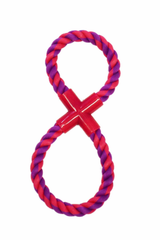Amazing Pet Products Figure 8 Tug 10.5" Purple / Magenta