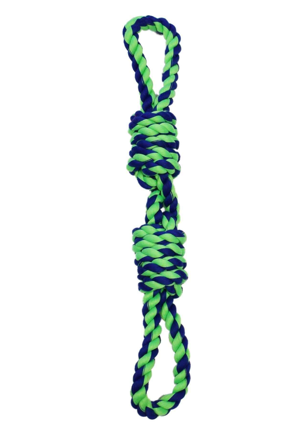 Amazing Pet Products Rope With Handle 20" Blue / Green