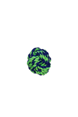 Amazing Pet Products Rope Ball 2.75" Blue / Green