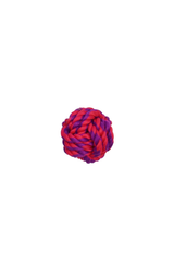 Amazing Pet Products Rope Ball 2.75" Purple / Magenta