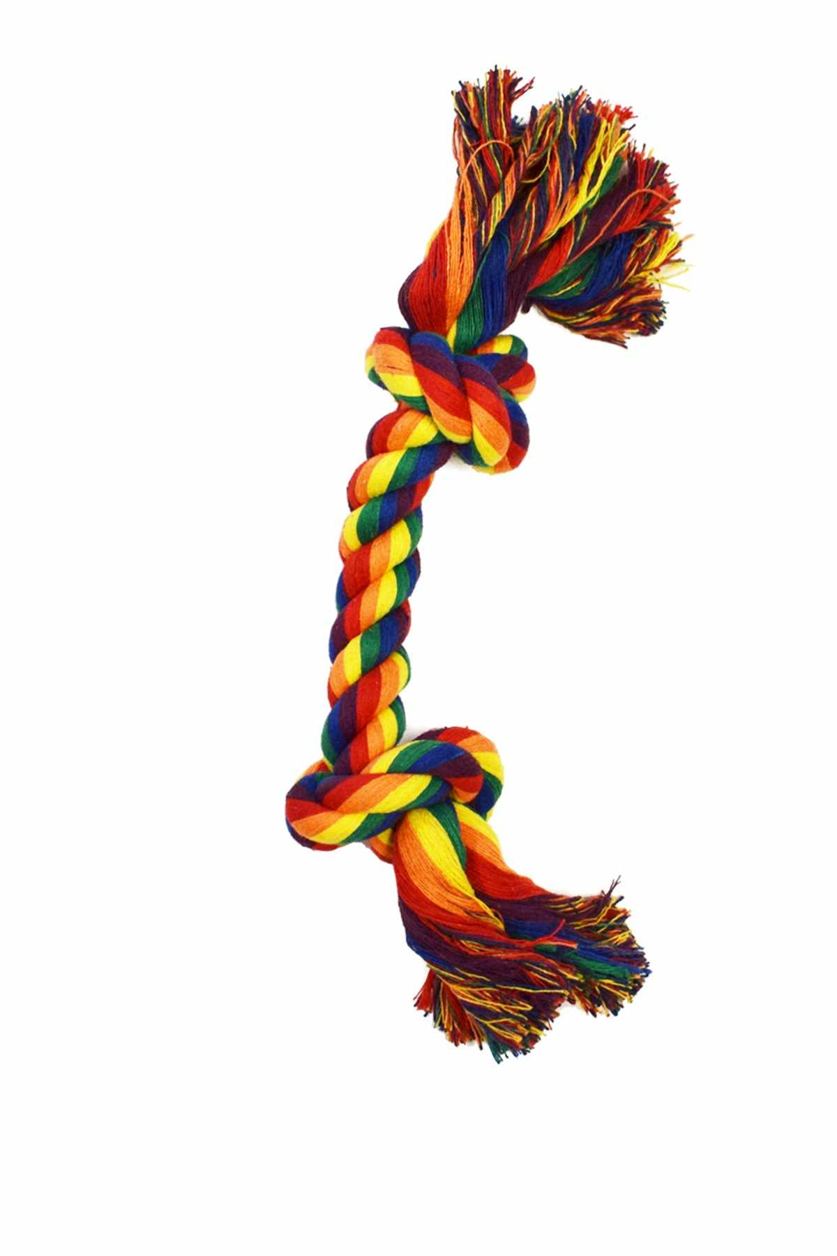 Amazing Pet Products 2 Knot Bone 14" Multi Color