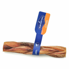 Barkworthies Bully Stick - Braided 6'' Individual
