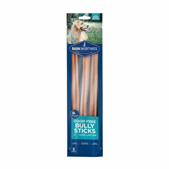 Barkworthies Bully Stick - Odor Free 12'' (3-Pack SURP)