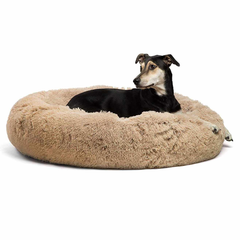 Best Friends by Sheri Donut Shag 36x36 Taupe