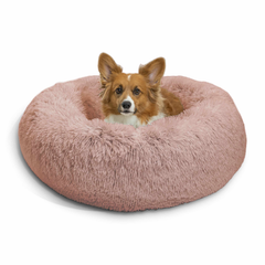 Best Friends by Sheri Donut Shag 30x30 Dusty Rose