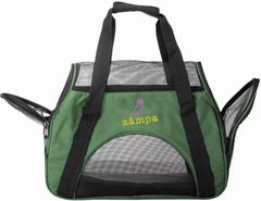 Zampa Airline Approved Soft Sided Pet Carrier 19" x 13" x 10" Olive Green