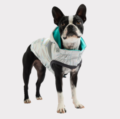 GF Pet Reversible Raincoat 3XL Neon Aqua-2