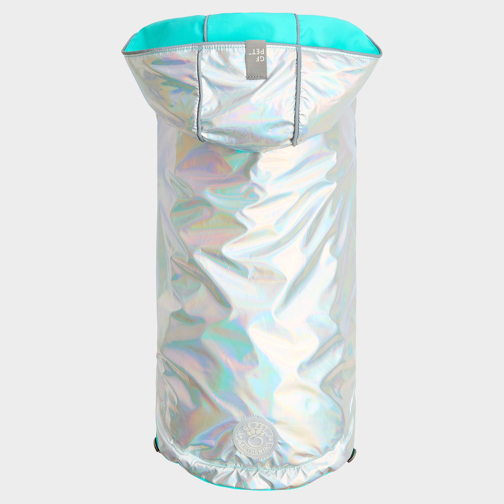 GF Pet Reversible Raincoat 3XL Neon Aqua-4