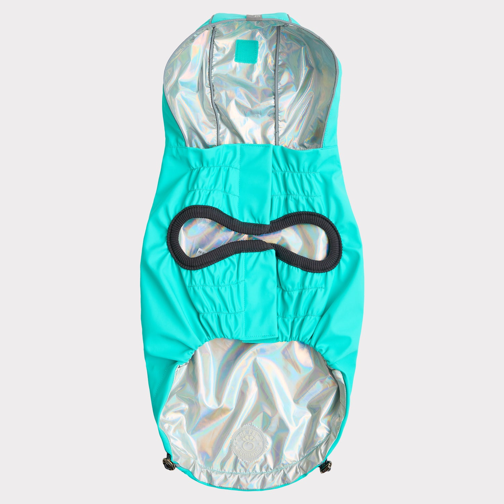 GF Pet Reversible Raincoat 3XL Neon Aqua-6