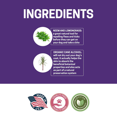 All-Natural Dog Cologne 8 oz Purple-3