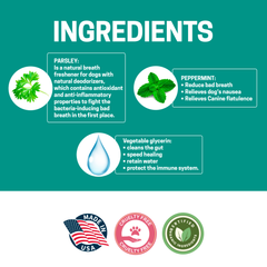 All-Natural Dog Dental Freshener 8 oz-2