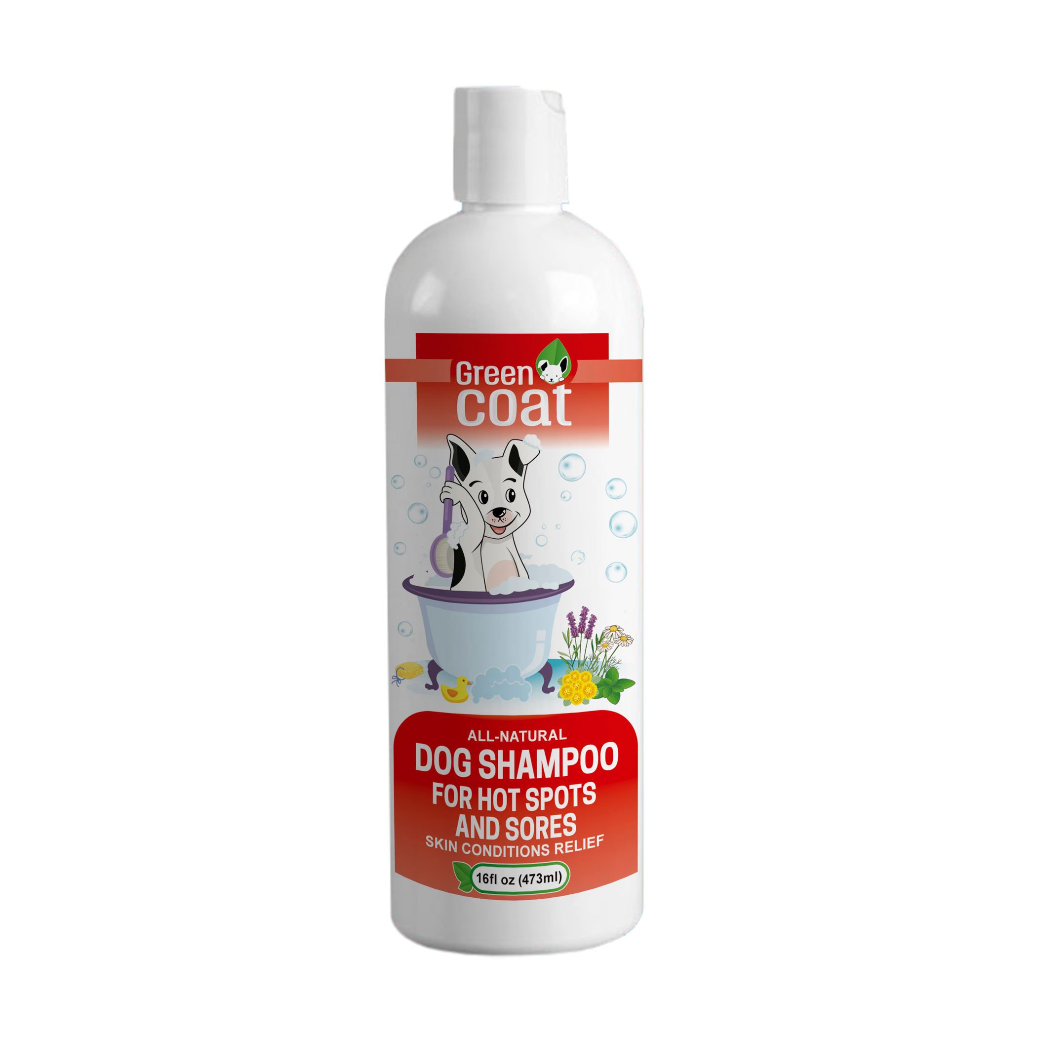 All-Natural Dog Shampoo (5 Treatment Options Available) 16 oz Red
