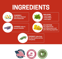 All-Natural Dog Shampoo (5 Treatment Options Available) 16 oz Red-3