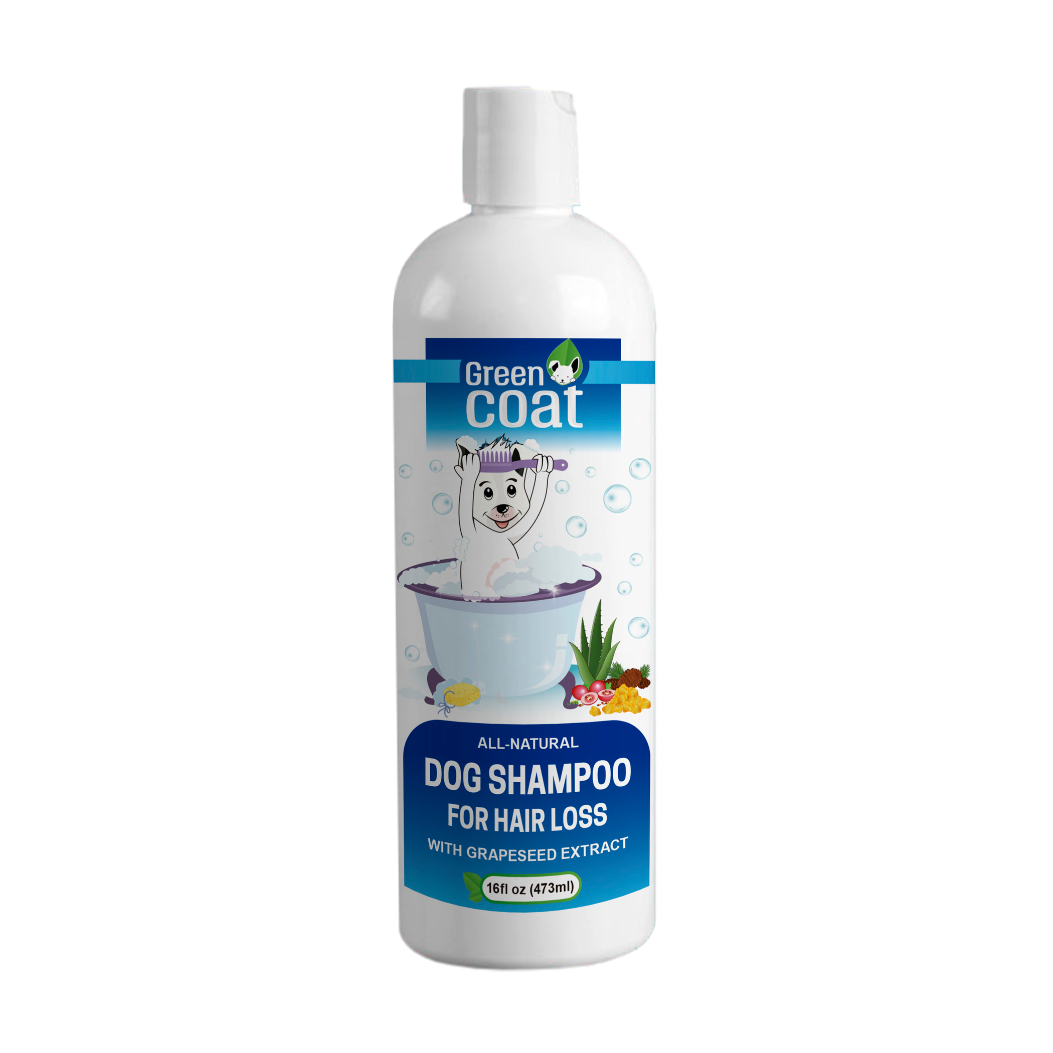 All-Natural Dog Shampoo (5 Treatment Options Available) 16 oz Blue