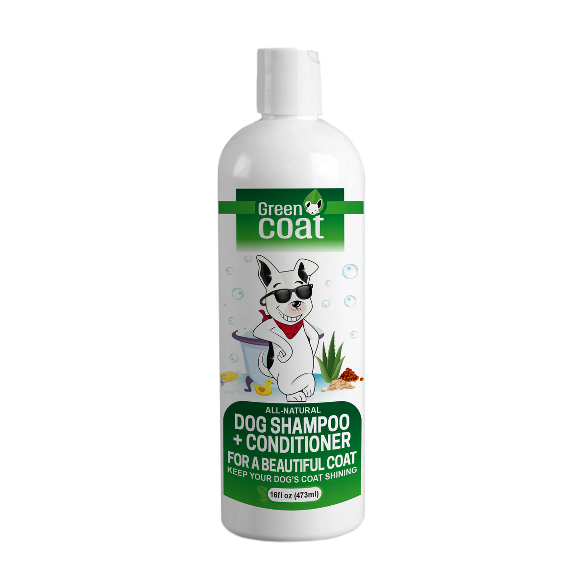 All-Natural Dog Shampoo (5 Treatment Options Available) 16 oz Green