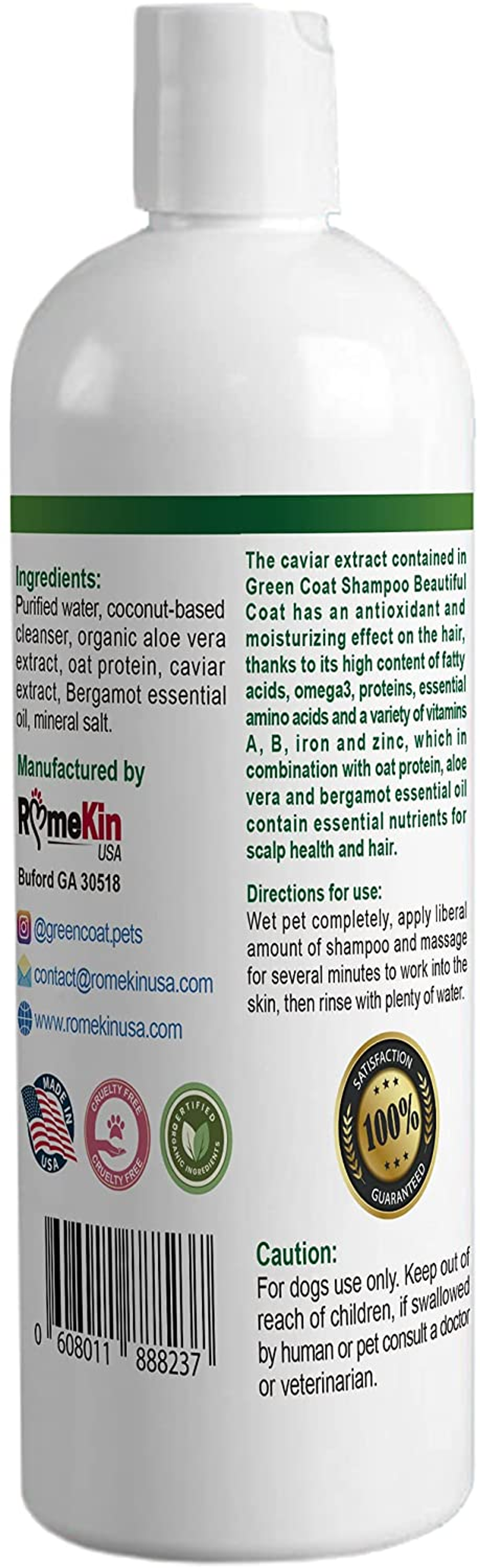 All-Natural Dog Shampoo (5 Treatment Options Available) 16 oz Green-5
