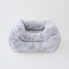 Bella Dog Bed Small Silver