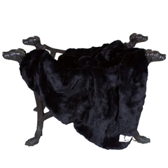 Bella Dog Blanket Large Black