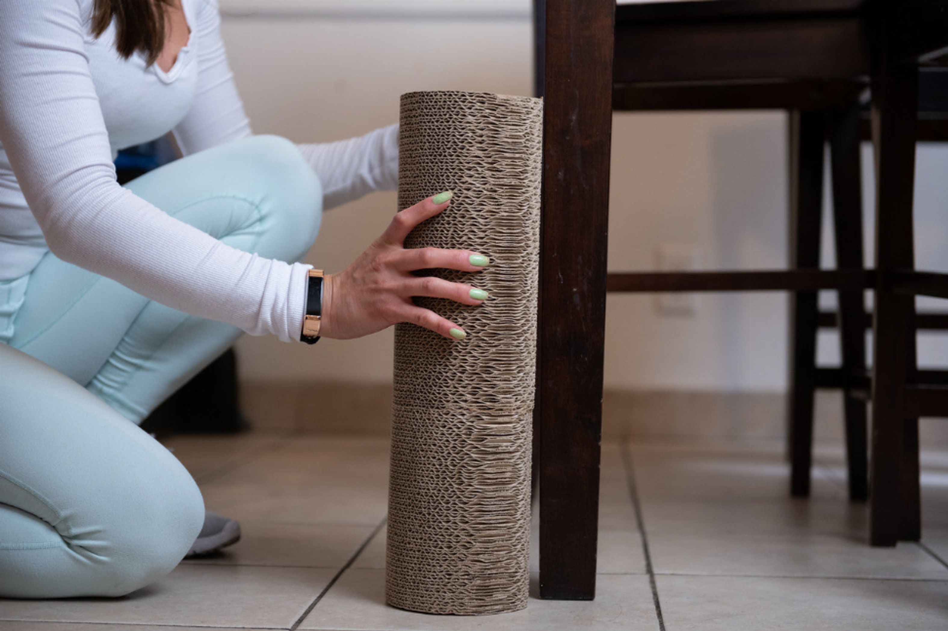 Kitty Corner Cat Scratching Post (2 pieces)-5