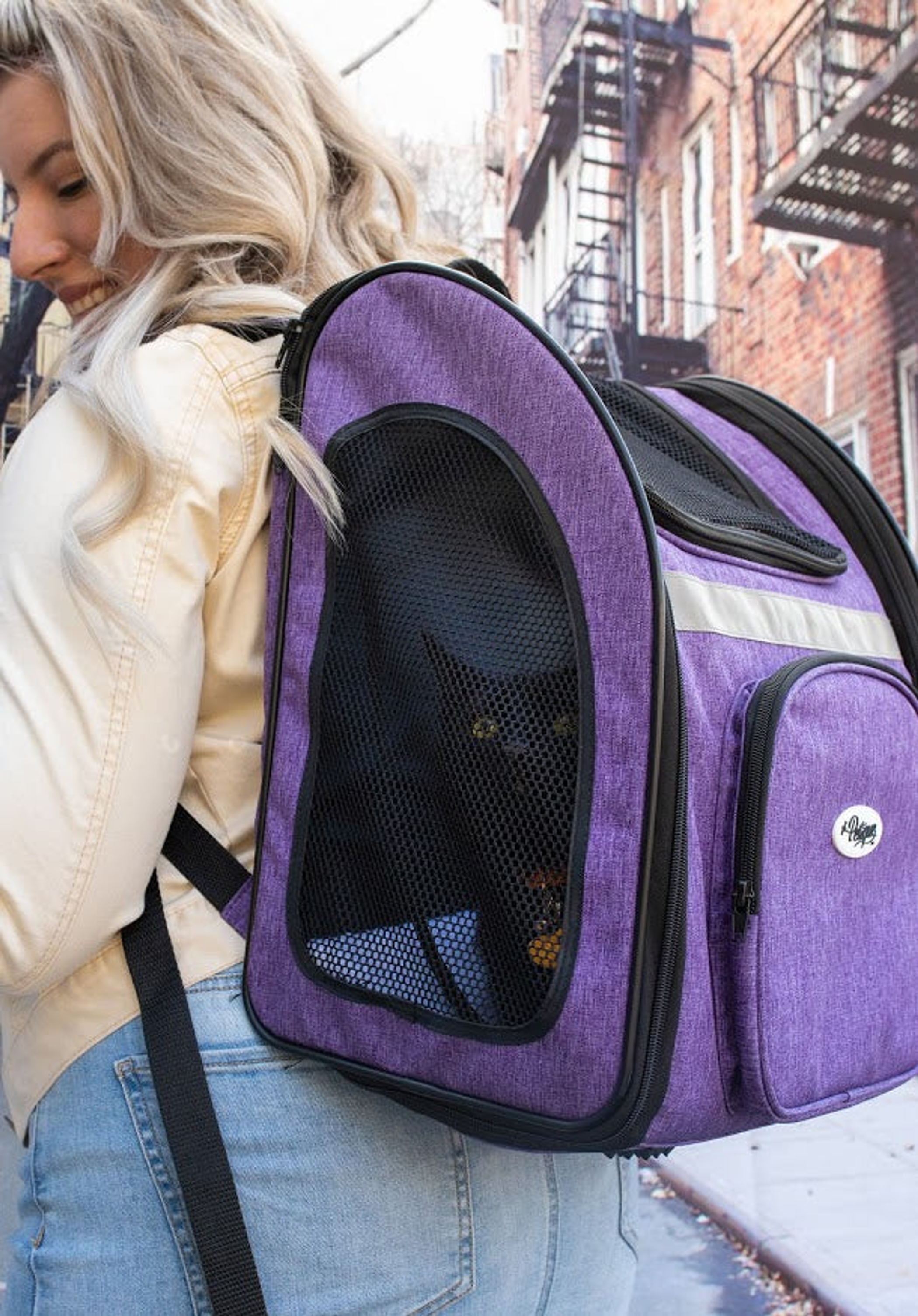 The Backpacker Pet Carrier Orchid-4