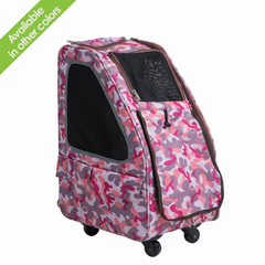 5-in-1 Pet Carrier Pink Camo
