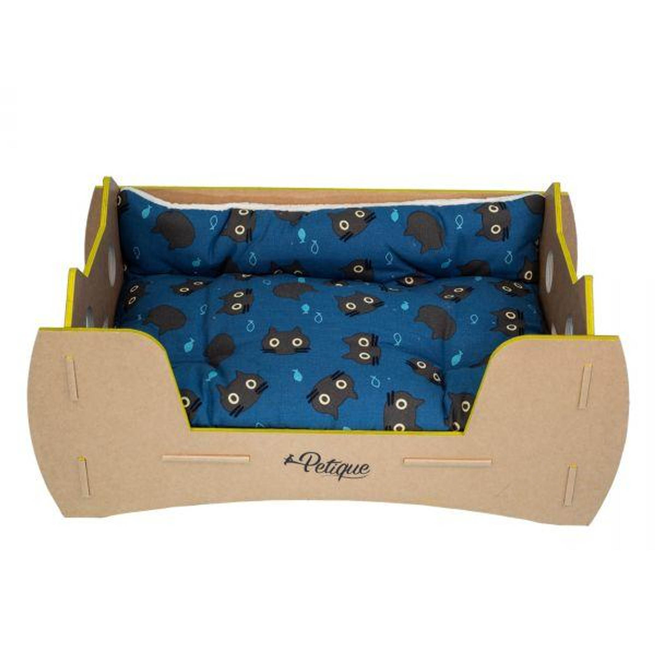 Comfy Mat Pet Bed Blue Cat-2
