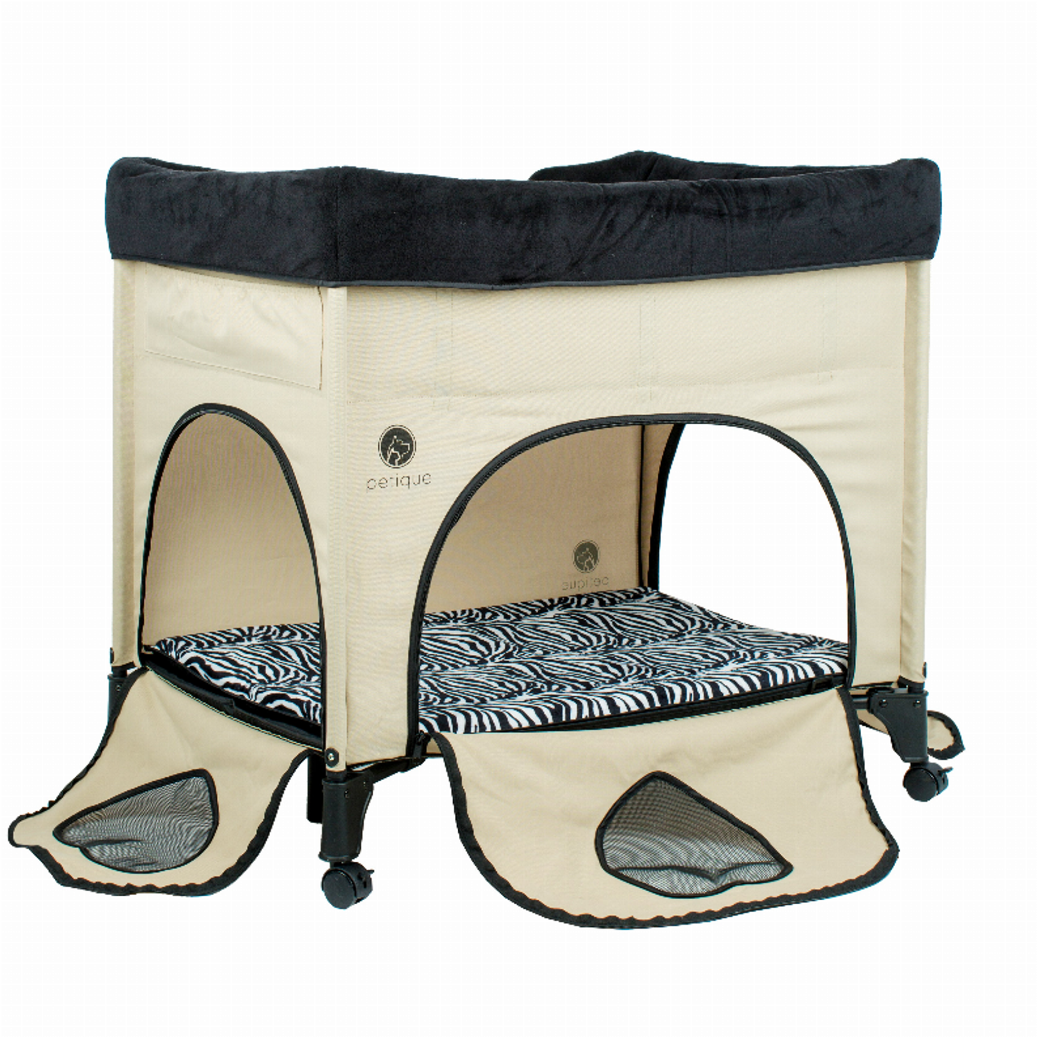 Bedside Lounge Pet Bed Zebra Vibes