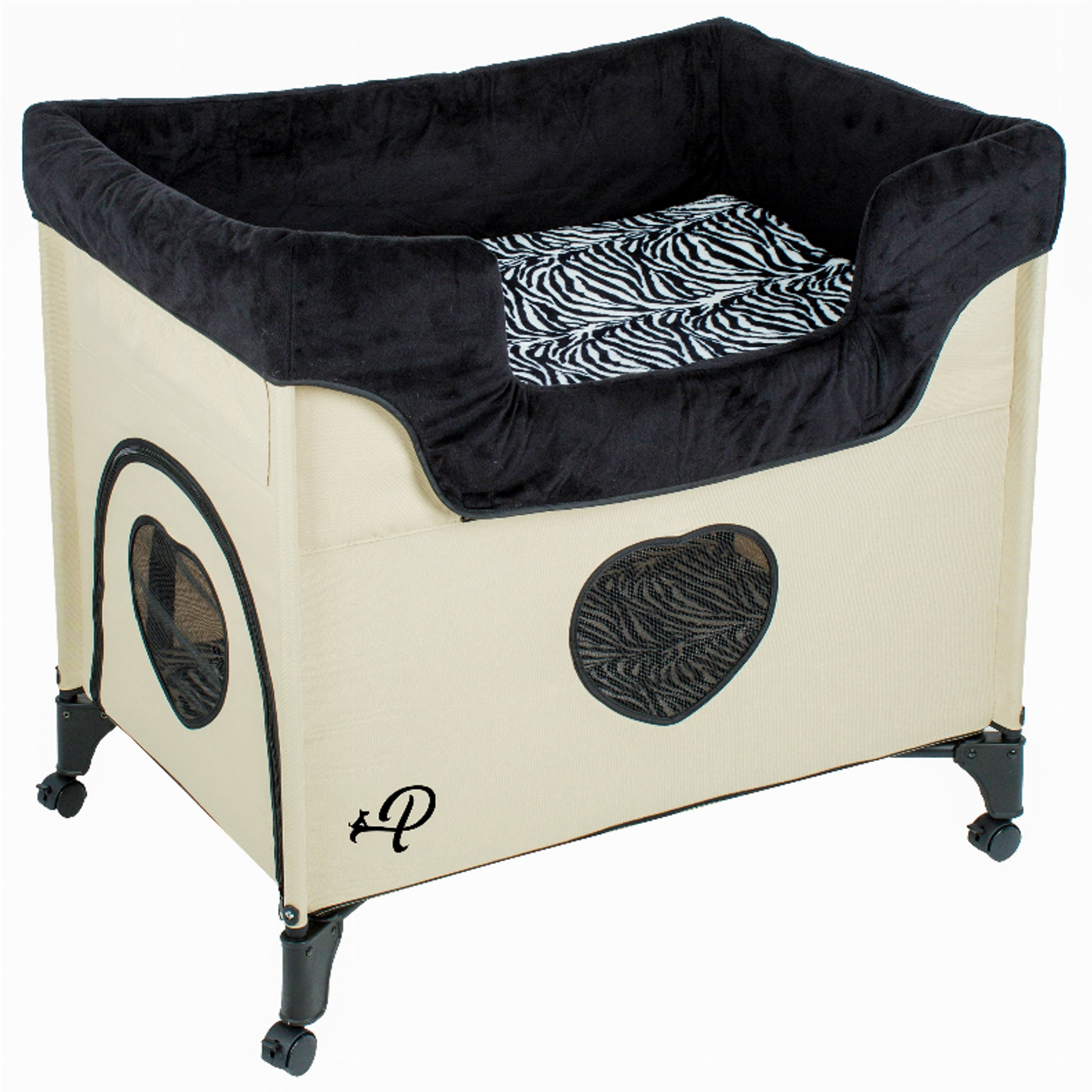 Bedside Lounge Pet Bed Zebra Vibes-3