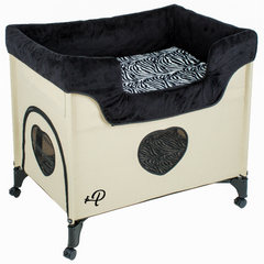 Bedside Lounge Pet Bed Zebra Vibes-3