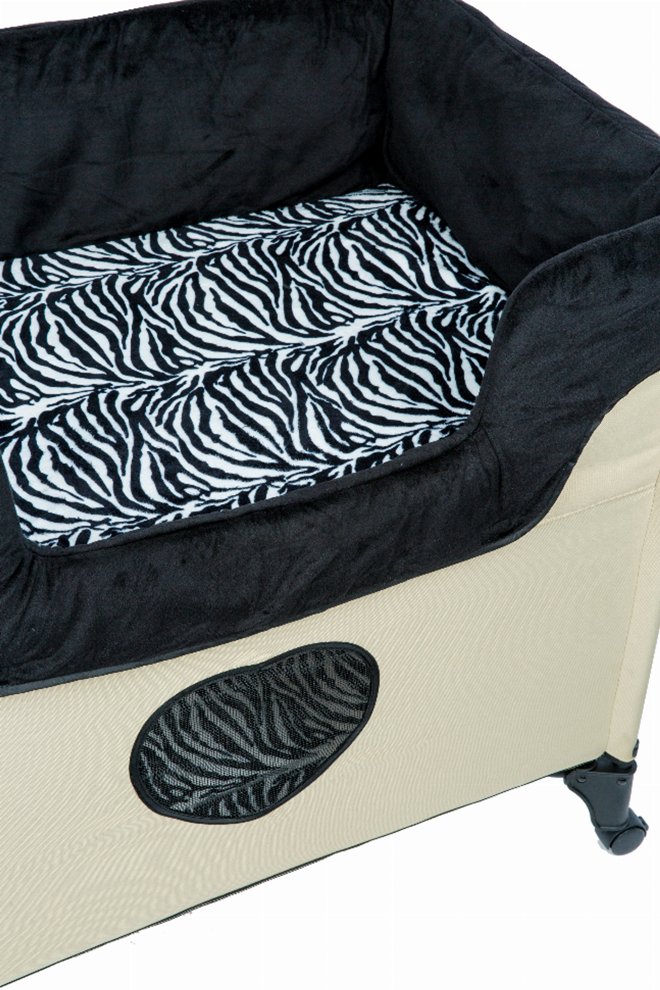 Bedside Lounge Pet Bed Zebra Vibes-5