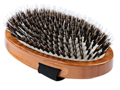 Bass Brushes- Shine & Condition Pet Brush Dark Bamboo Palm Style