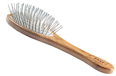 Bass Brushes- Style & Detangle Pet Brush Medium Dark Bamboo