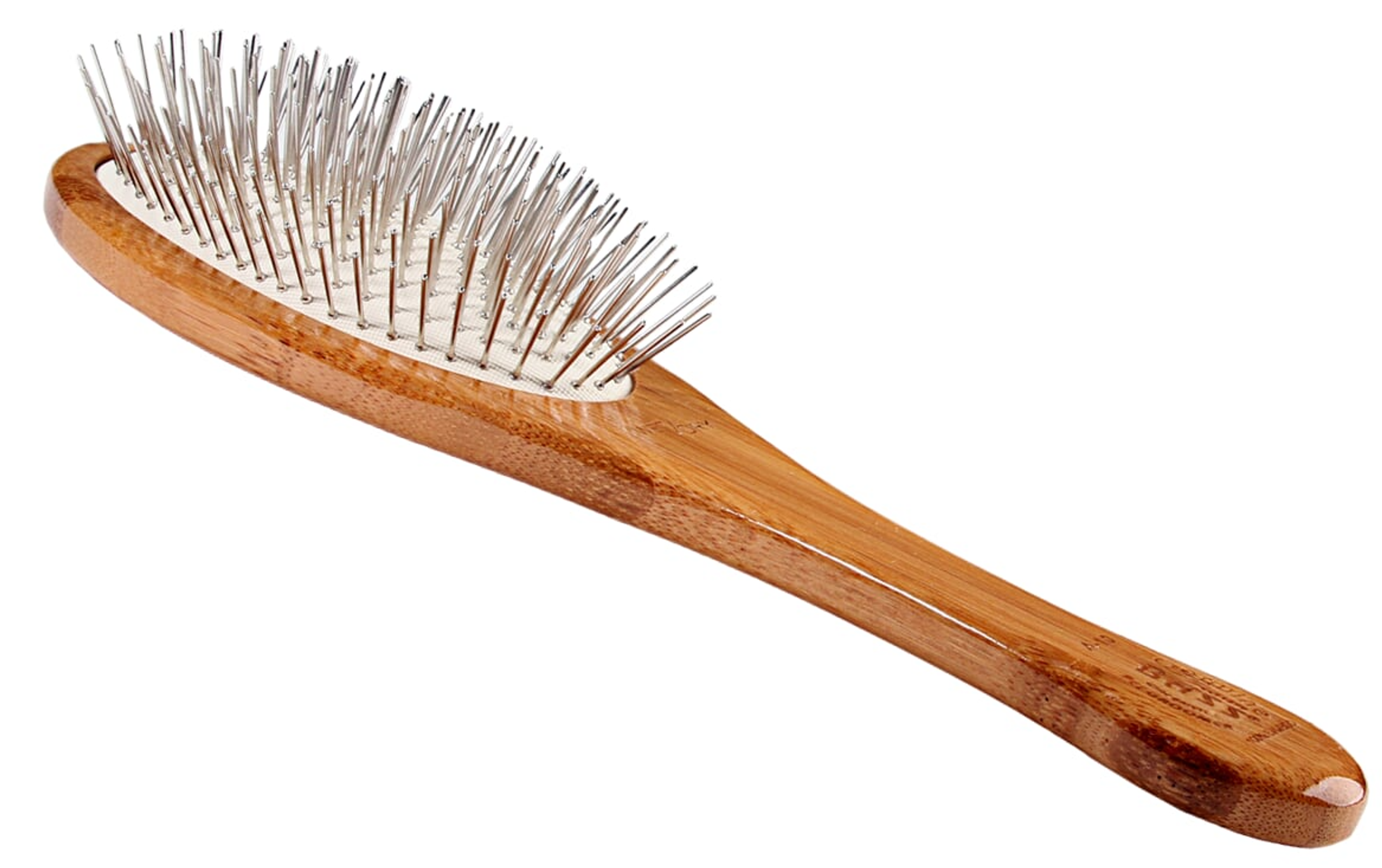 Bass Brushes- Style & Detangle Pet Brush Large Dark Bamboo