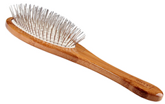 Bass Brushes- Style & Detangle Pet Brush Large Dark Bamboo