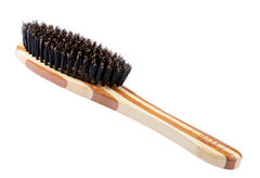 Bass Brushes- Shine & Condition Pet Brush Full Striped Bamboo