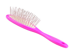 Bass Brushes- Style & Detangle Pet Brush Small Pretty Pink