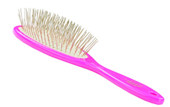 Bass Brushes- Style & Detangle Pet Brush Large Pretty Pink