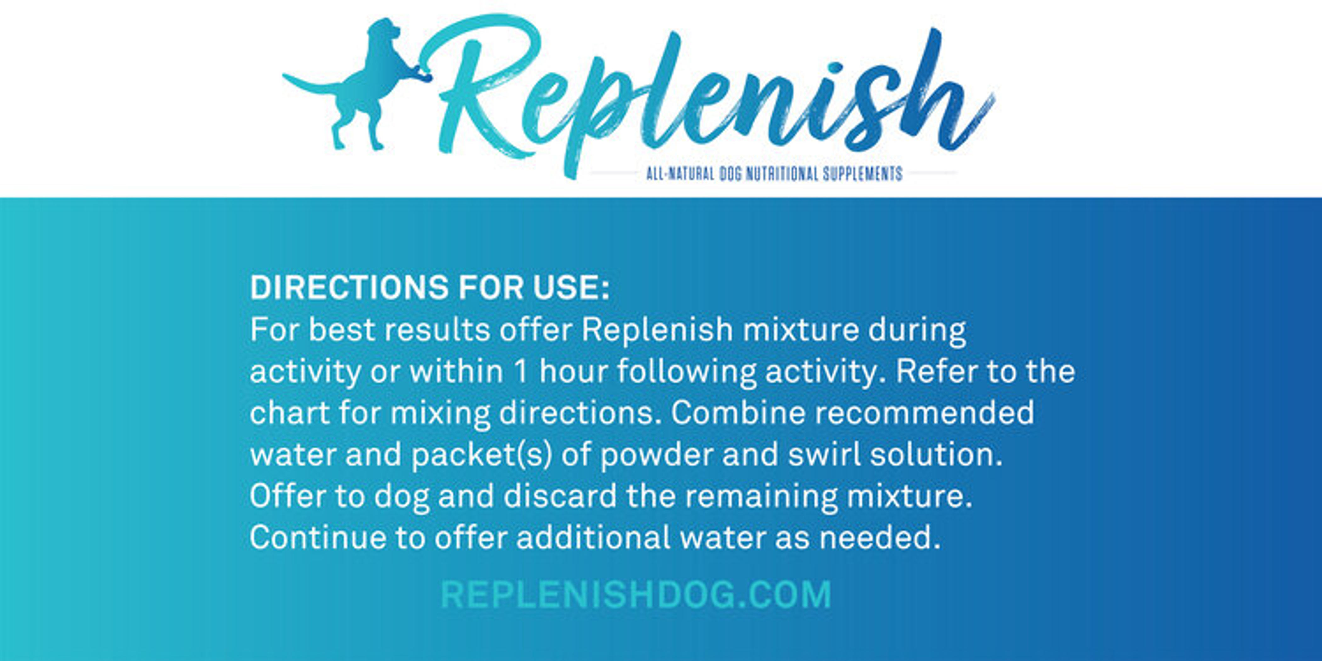 Replenish Dog Water Supplement (10 pack)-7