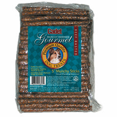Cadet Rawhide Munchy Sticks Beef Basted 5" 100 Pack