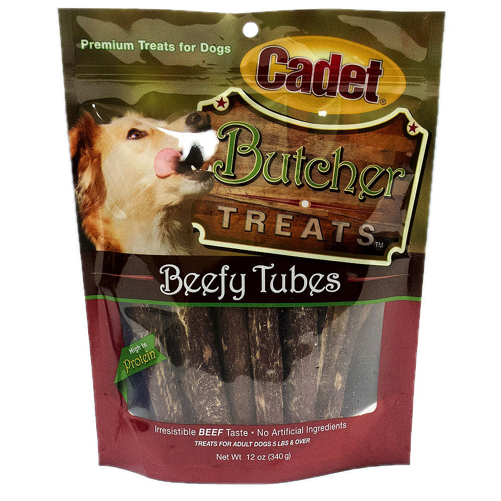 Cadet Butcher Treats Beefy Tubes 12 ounces